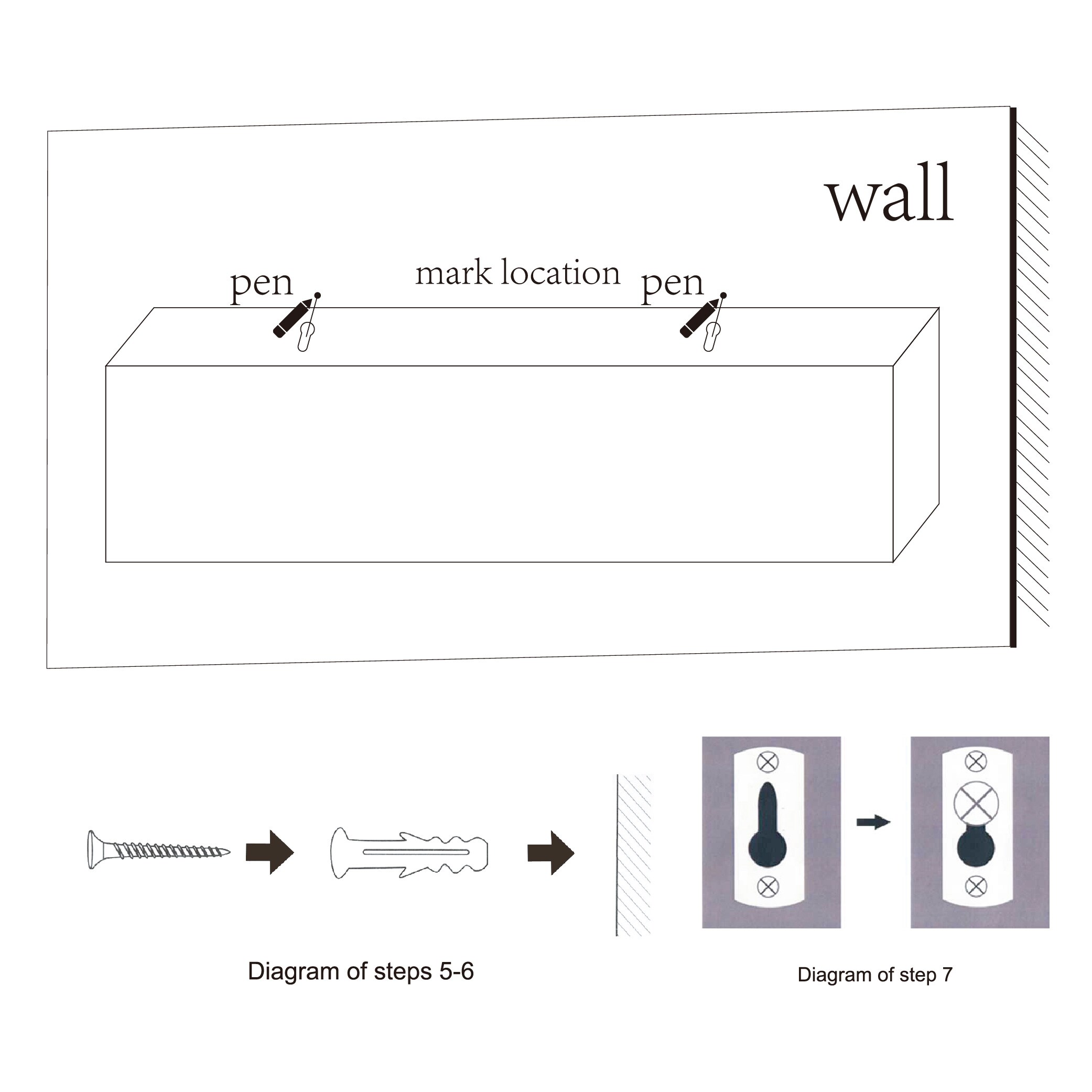 Floating Shelves 15.75" Wall Mounted Wood Shelves For Bathroom, Bedroom, Living Room, Kitchen, Hanging Shelf For Books/Storage/Decor With Invisible Brackets, Built-in LED Lighting, Black_voghion.com